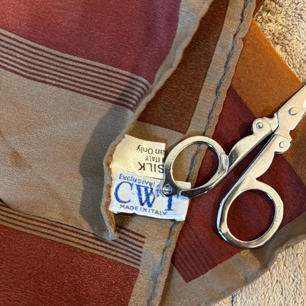 Vintage CWT silk scarf